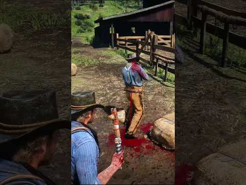 Start Bleeding RDR2 SO bRUTAL #gaming #shorts #rdr2