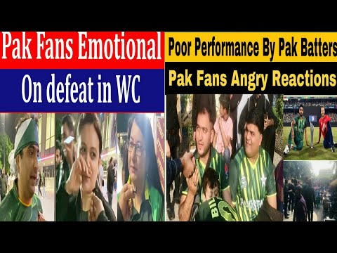 Pakistan Fans angry reaction after defeat agents England t20 world cup final 2022