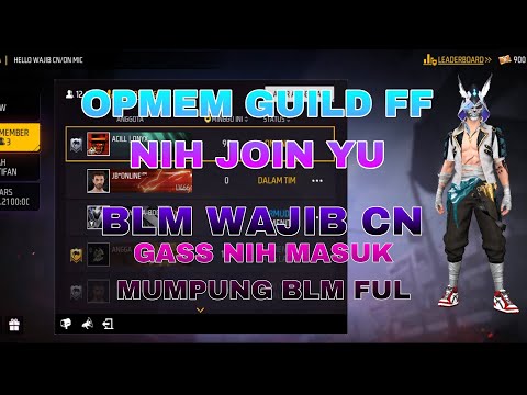 OPMEM GUILD BARU BURUAN MASUK