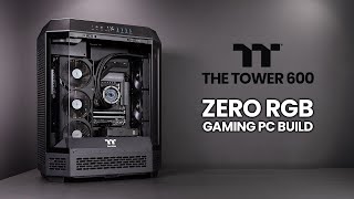 Unique Aesthetic Zero RGB Gaming PC Build | Thermaltake The Tower 600 | Ryzen 9900X | RTX 4080 Super