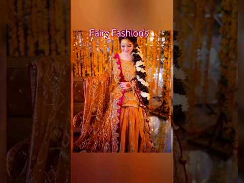 Mehndi  bridal Dress collection 2024/Latest mehndi dress  for bridals 2024| @Fairyfashions109