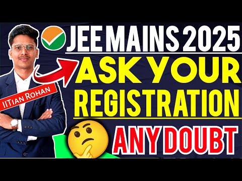 LIVE🔴 JEE Mains Registration 2025 |Category Certificate For Jee Mains 2025 | JEE Mains Form Fill UP