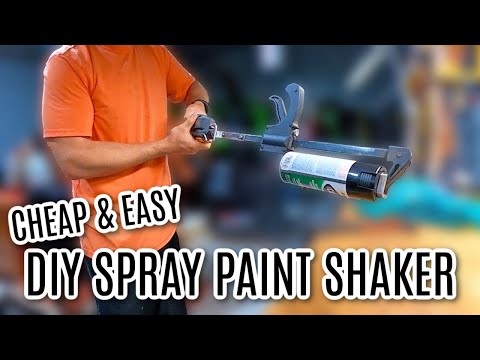 Cheap & Easy DIY Spray Paint Shaker