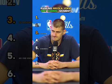 Ranking Nikola Jokic ‘Not Caring’ Moments 😭💀