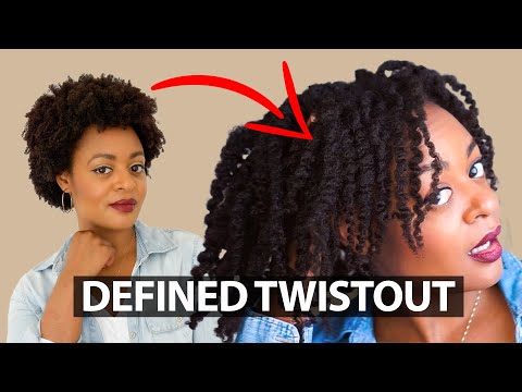 The PERFECT TWIST OUT | Defined Twist Out on 4c Hair