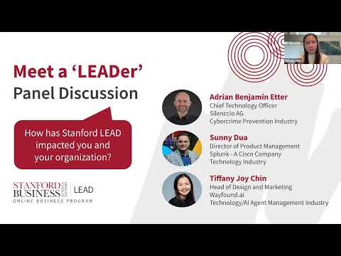 Stanford LEAD: Meet a LEADer November, 2024