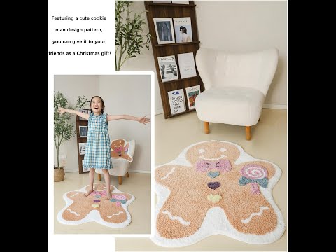 Whoohoohome Gingerbread Man Rug! 🍪🎄