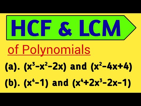 How to find HCF & LCM of Polynomials | Step by Step Method