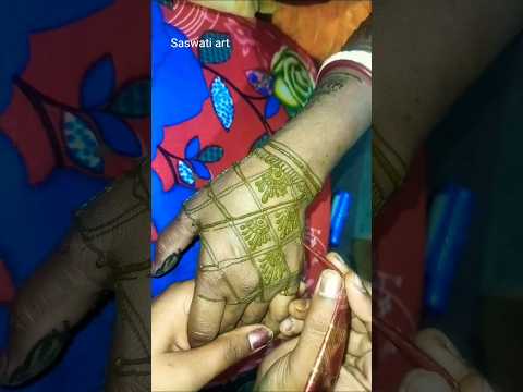 Back hand mehendi #youtubeshorts #henaart #subcribe #henna#beautiful #mehendi