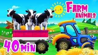 Animals for Kids 40 min Farm animal sound