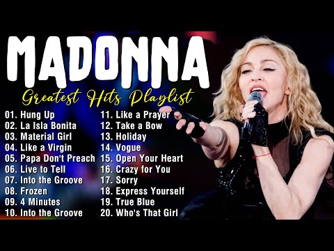 Madonna Greatest Hits - Top 20 Best Songs Mix Of Madonna || Hung Up, La Isla Bonita, Frozen #m1