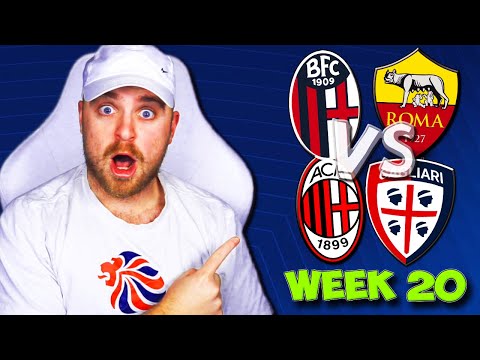 SERIE A 2024/25 WEEK 20 PREDICTIONS & TIPS