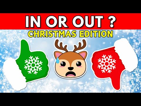 IN or OUT Christmas Game 🎅🎄👍👎  Fun and Interactive Game