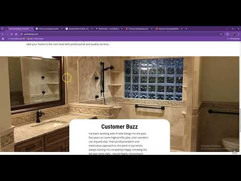 Website Analysis Video for Mike & Melissa's Professional Tile Design Kitchen Baths & Home Remodeling