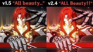 EN Argenti ULTIMATE voice changes (Old vs New)