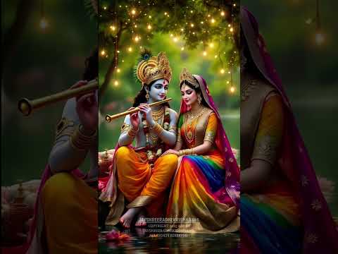 🥀🥀शाम सवेरे देखूं तुझको 🌹❤️||cute 🥰 radha krishna 💫💥hd status short||Radha Krishna status||shorts