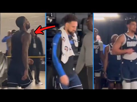 Kyrie Irving, Klay Thompson & Mavericks Head To The Locker Room After Loss Again vs. Denver Nuggets