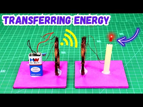 How to Make Wireless Power Transmission | DIY Wireless Electricity Science Project Working Model