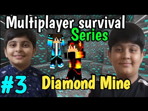 Minecraft Multiplayer survival Series Diamond Mine Episode #3 Turbo Proz