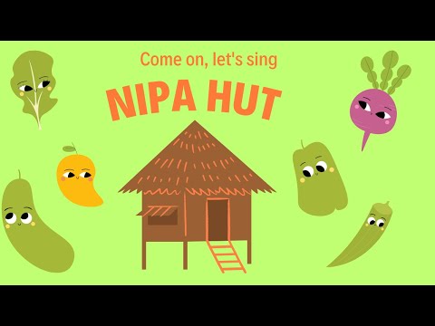 BAHAY KUBO song - ENGLISH VERSION "Nipa Hut"| Animated Filipino Folk Song | Hiraya TV