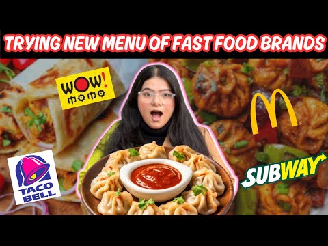 Eating NEWLY LAUNCHED MENU Of Fast Food Restaurants For 24 Hours | Food Challenge | Mc Donalds India