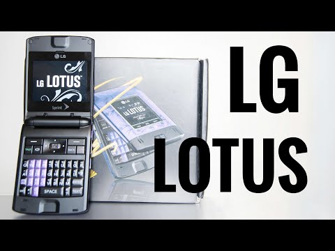 LG's Designer phone from 2008 | LG Lotus LX600