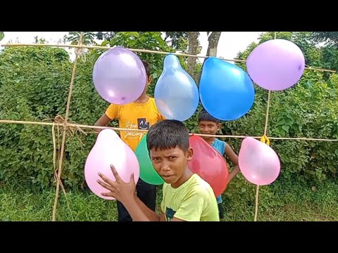 Have fun blowing up balloons And smile and be happy। kids episode-49BalloonBashFun 🎈😄 #KidsSmilesE