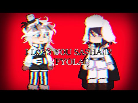 I L0V3 YOU SASHA!!! {Fyolai From bsd} [TW; flashing colors, glitching, little blood] THIS SONG OMG