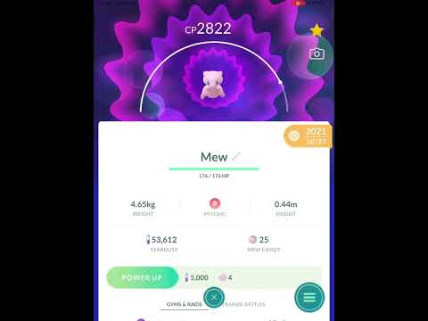 100% Mew 😏😏 Pokemon Go