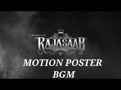 The Rajasaab movie motion poster bgm prabhas maruthi thamanS music