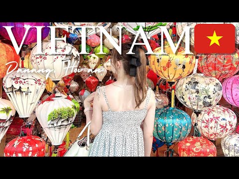 Eng[Danang Vlog]世界遺産の街、ホイアン観光🇻🇳 夜の街歩きが幻想的すぎた✨ ベトナム | ダナン | Vietnam | Hoian | ランタン |海外旅行