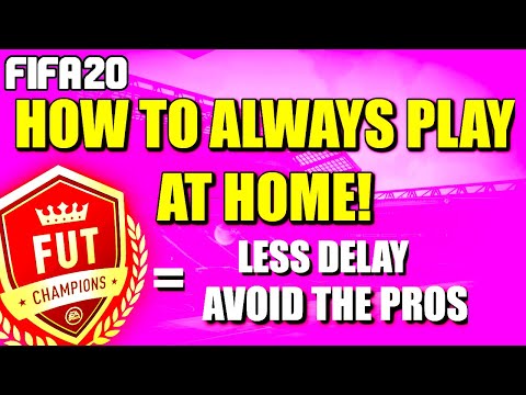 FIFA 20: HOW TO TELL IF YOU ARE HOME - IMPROVE CONNECTION, REDUCE DELAY AND AVOID PRO PLAYERS IN FUT