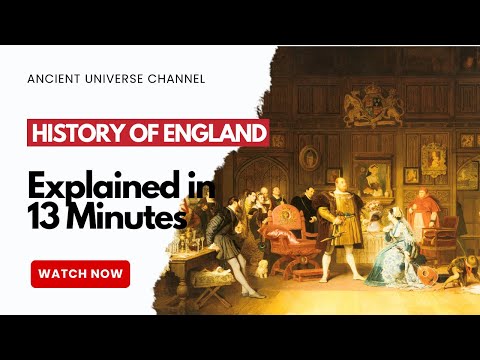 History of England Explained in 13 Minutes