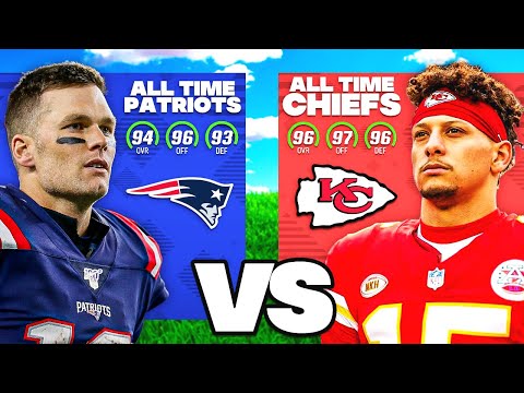 All-Time Patriots vs. All-Time Chiefs