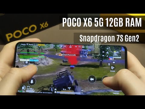 Poco X6 5G PUBG Test ★ Snapdragon 7s Gen 2 PUBG ★ All Graphics Settings and Gyroscope