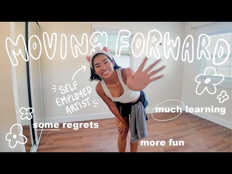 4 lessons i wish i knew earlier as a ✨self employed artist✨ | moving vlog!