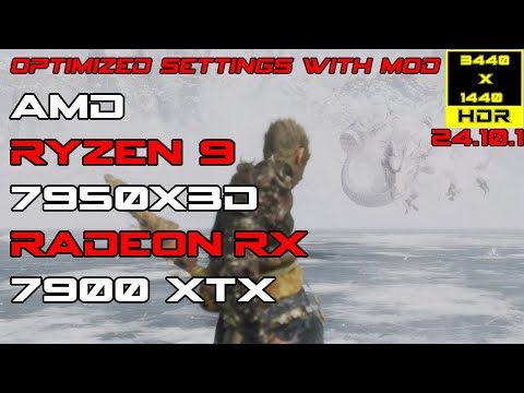 Black Myth Wukong Optimized Ultrawide 3440x1440 | RX 7900 XTX | R9 7950X3D