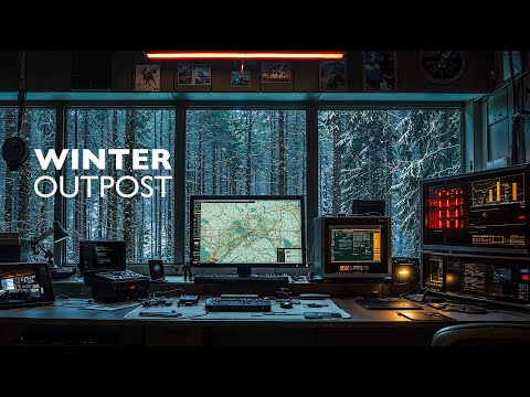 ALONE: Winter Mission Outpost 2 | Dark Ambient Focus Music 4K