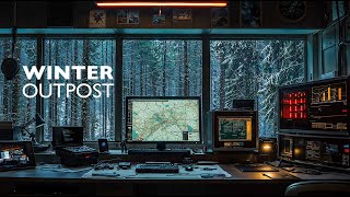 ALONE: Winter Mission Outpost 2 | Dark Ambient Focus Music 4K