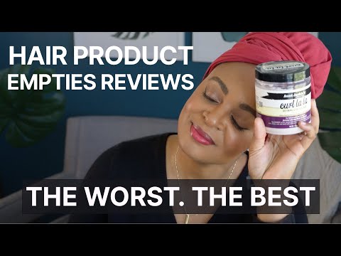 WAS IT WORTH THE MONEY? Hair Product Empties 4c Hair