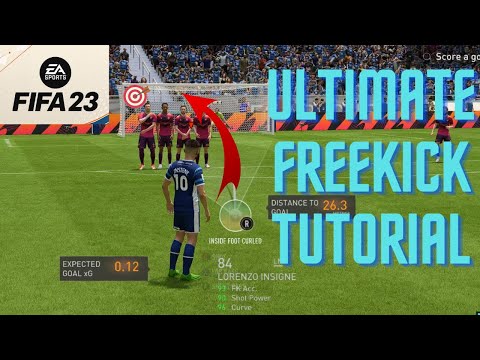 Master the Inside Foot Curl Freekick in FIFA 23 : Step-by-Step Tutorial #fifa23