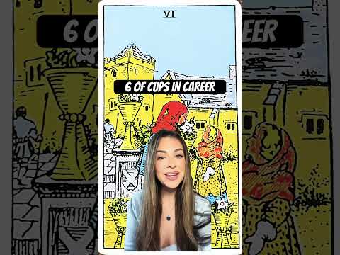 Tarot Cards in Career: 6 of Cups #tarot #tarotcardmeanings #6ofcups