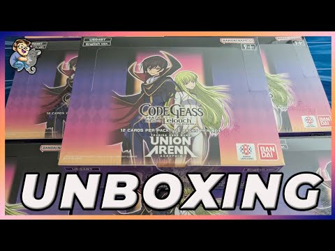 Union Arena Code Geass Unboxing | Hits Included At The End! | North America Version