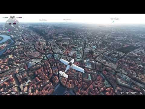 【世界の首都 #52】チェコ－ プラハ上空を遊覧飛行【Microsoft Flight Simulator】Prague, Czech, MSFS