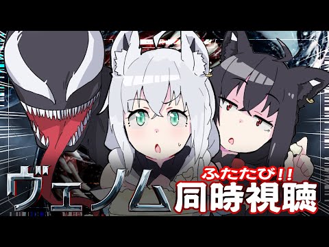 【同時視聴】『ヴェノム/Venom』#ホロとヴェノム観ろ　【ホロライブ/白上フブキ 】