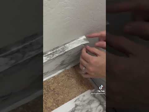 COUNTER TOP / HOW TO APPLY CONTACT PAPER STEP BY STEP