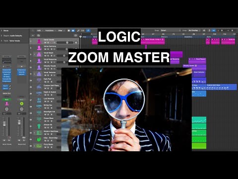 Logic Pro - Master zoom in less than 5 minutes