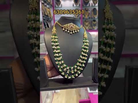 guttapusalu with beads combo | guttapusalu long haram | guttapusalu chocker | 6309635361