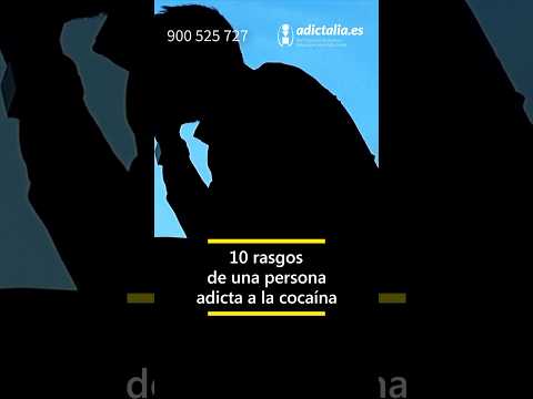 👉🏼 10 rasgos de una persona adicta a la cocaína.