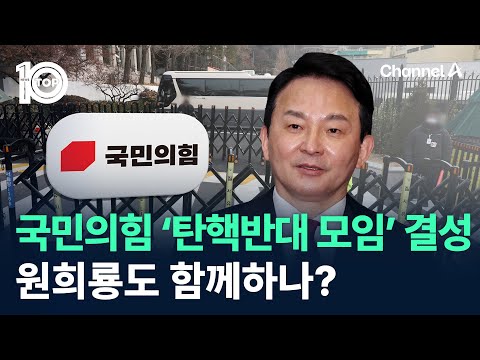 국민의힘 원외 ‘탄핵반대 모임’ 결성…원희룡도 함께하나 / 채널A / 뉴스 TOP10